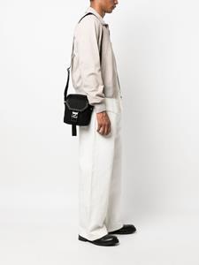 Versace Messengertas met logoprint - Zwart