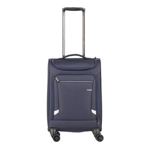 Travelite Cabin 4w Boardtrolley Underseater / Toploader navy Zachte koffer