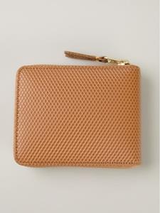 Comme Des Garçons Wallet Portemonnee met rits - Beige