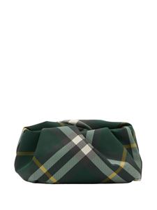 Burberry Rose geruite clutch - Groen