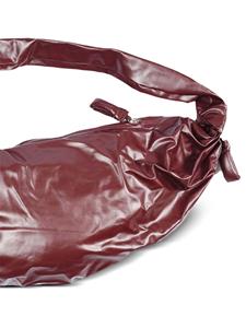LEMAIRE Croissant leren schoudertas - Rood