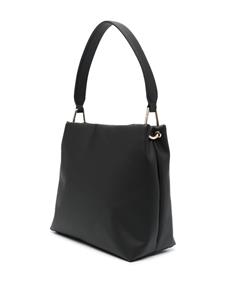 Tommy Hilfiger monogram-plaque faux-leather bag - Zwart