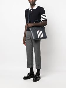 Thom Browne Gestreepte aktetas - Blauw