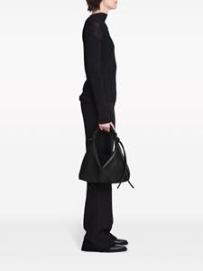 Proenza Schouler medium Drawstring leather shoulder bag - Zwart