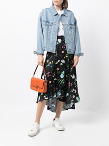 Michael Kors Bradshaw schoudertas met krokodillenleer-effect - Oranje
