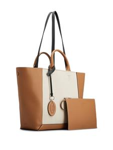 Tod's Shopper met vlakken - Bruin