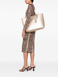 Michael Kors extra-large Eliza reversible metallic tote bag - Goud