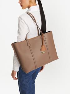 Tory Burch Shopper met logoprint - Bruin