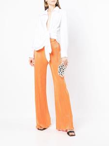 0711 Clutch met parel - Geel