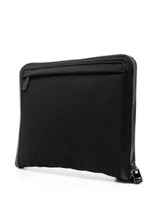 TOM FORD logo-patch laptop bag - Zwart