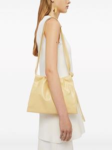 Jil Sander Leren schoudertas - Beige