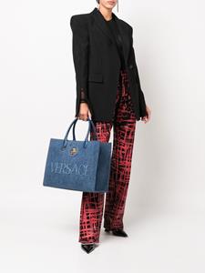 Versace Shopper met Medusa kop - Zwart