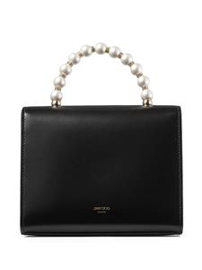 Jimmy Choo small Avenue leather tote bag - Zwart