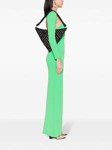 Amina Muaddi Cameron crystal-embellished tote bag - Zwart
