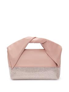 JW Anderson medium Twister leather tote bag - Roze