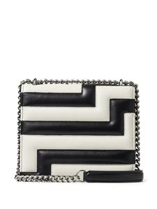 Jimmy Choo Avenue Quad matelassé shoulder bag - Zwart