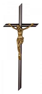 Urnwebshop Zwaar Messing Crucifix