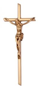 Urnwebshop Zwaar Messing Crucifix