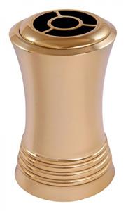 Urnwebshop Zwaar Messing Grafvaas Goud