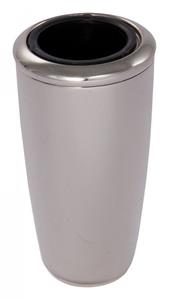 Urnwebshop Zwaar Messing Grafvaas Silber