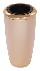 Urnwebshop Zwaar Messing Grafvaas Gold
