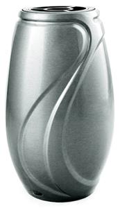 Urnwebshop Grote Matzilver Verbena Design Grafvaas
