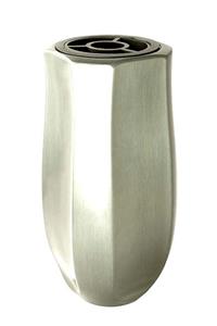 Urnwebshop Zware RVS Design Grafvaas - Zilver