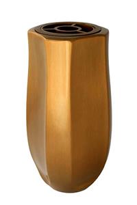 Urnwebshop Zware RVS Design Grafvaas - Brons