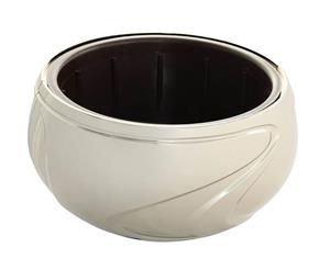 Urnwebshop Grote Verbena Design Jardiniere - Zilver