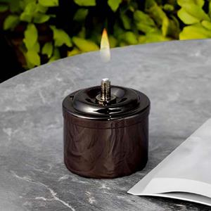 Urnwebshop Rookzilver RVS Olielampje