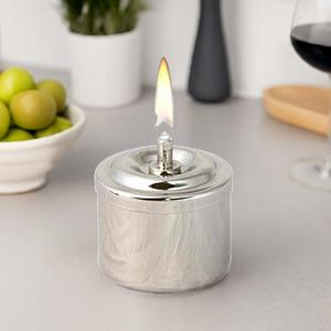 Urnwebshop Zilveren RVS Olielampje