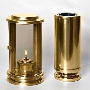 Urnwebshop Voordelige RVS Grafset Gold