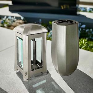 Urnwebshop Voordelige Design Grafset Matzilver