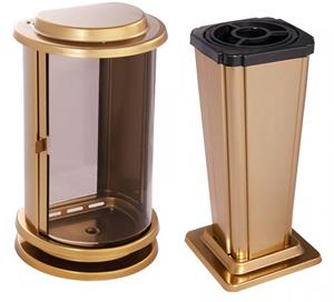 Urnwebshop Voordelige RVS Grafset Brons
