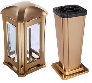 Urnwebshop Voordelige RVS Grafset Bronze