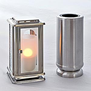 Urnwebshop Voordelige RVS Grafset Matzilver