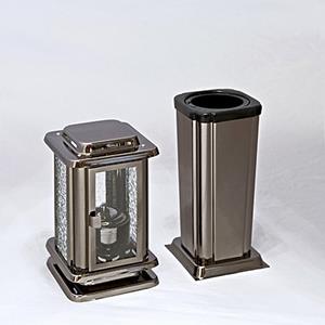 Urnwebshop Voordelige RVS Grafset - Rookzilver
