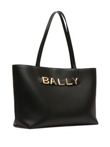 Bally Shopper met logoprint - Zwart