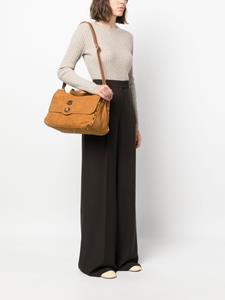 Zanellato Postina leren shopper - Bruin