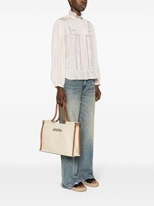 ISABEL MARANT Toledo woven tote bag - Beige