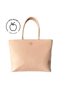 Trashious Damen vegan Shopper Apfel Leder Blassrosa