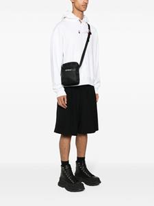 Off-White logo-print messenger bag - Zwart