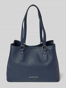 VALENTINO BAGS Shopper in marineblauw met labeldetail, model 'BRIXTON'