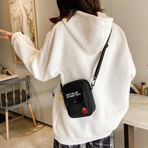 Interesting life goods Mode schoudertas trendy leuke kleine vierkante tas harajuku stijl vrouwelijke tas messenger tas