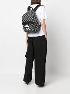 Karl Lagerfeld K/Ikonik rugzak met monogram - Zwart