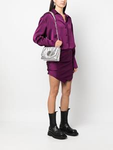 Karl Lagerfeld Metallic schoudertas - Zilver