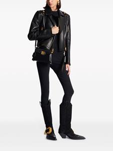 Balmain B-Buzz Dynasty leren schoudertas - Zwart