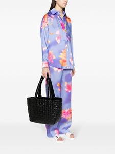MSGM Puffy medium shopper - Zwart