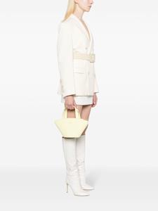 Patrizia Pepe Minimal City kleine shopper - Geel