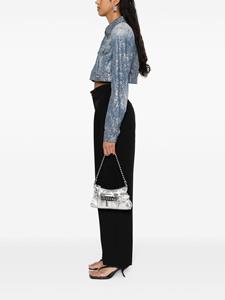 Dsquared2 Gothic leather clutch bag - Zilver